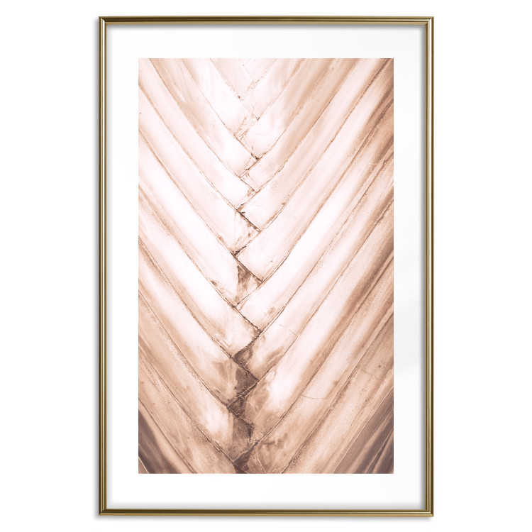 Wall Poster Palm Structure - tropical texture of light wooden planks 135306 additionalImage 26