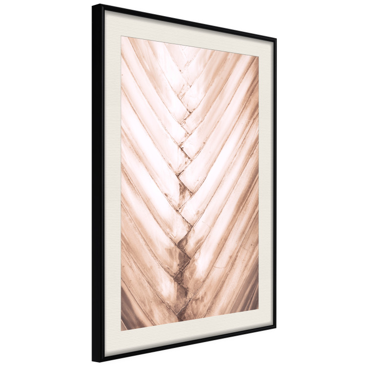 Wall Poster Palm Structure - tropical texture of light wooden planks 135306 additionalImage 17