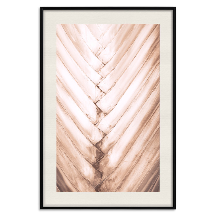 Wall Poster Palm Structure - tropical texture of light wooden planks 135306 additionalImage 25