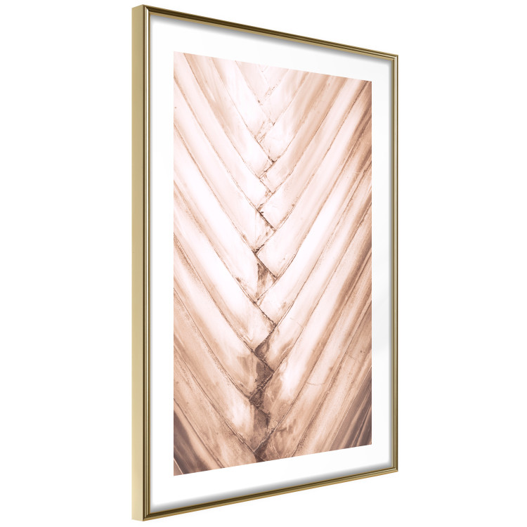 Wall Poster Palm Structure - tropical texture of light wooden planks 135306 additionalImage 16