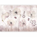 Wall Mural White poppies - floral watercolour style flower motif in grey tones 135406 additionalThumb 1