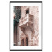Poster Juliet's Balcony - architecture of red bricks against the backdrop of an Italian town 135906 additionalThumb 15