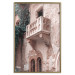 Poster Juliet's Balcony - architecture of red bricks against the backdrop of an Italian town 135906 additionalThumb 26