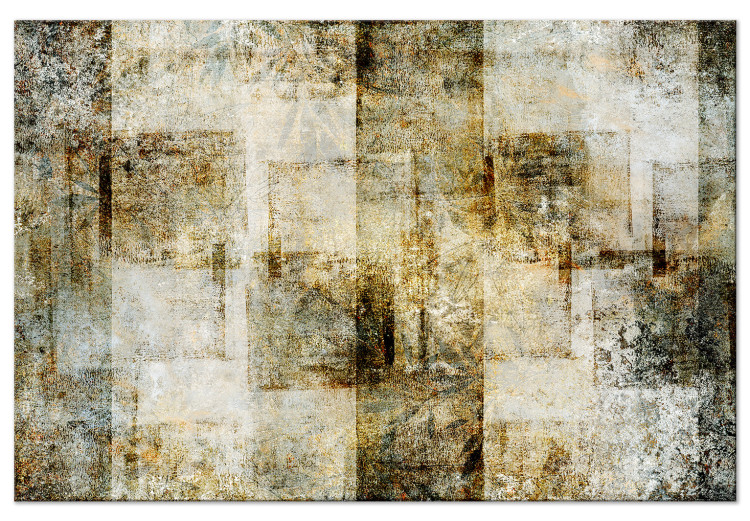 Canvas Art Print Cyberspace (1-piece) Wide - abstract dark texture 137306