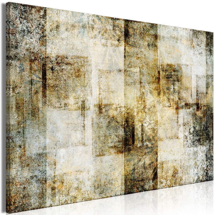 Canvas Art Print Cyberspace (1-piece) Wide - abstract dark texture 137306 additionalImage 2