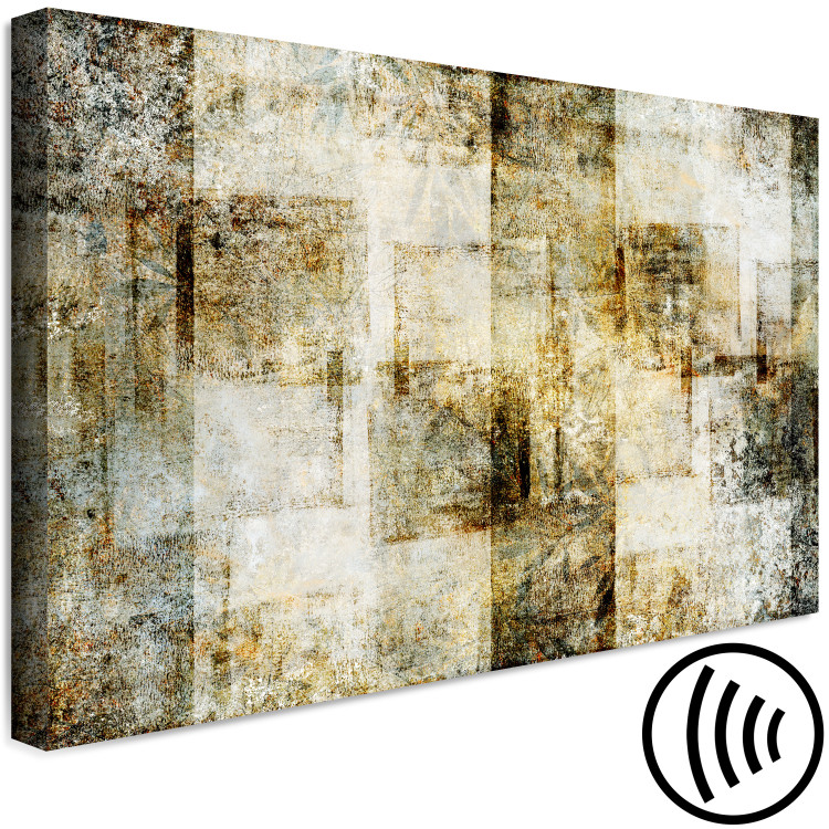 Canvas Art Print Cyberspace (1-piece) Wide - abstract dark texture 137306 additionalImage 6