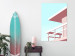 Canvas Print Beach Holiday (1-piece) - slice of town against a clear sky 144106 additionalThumb 3