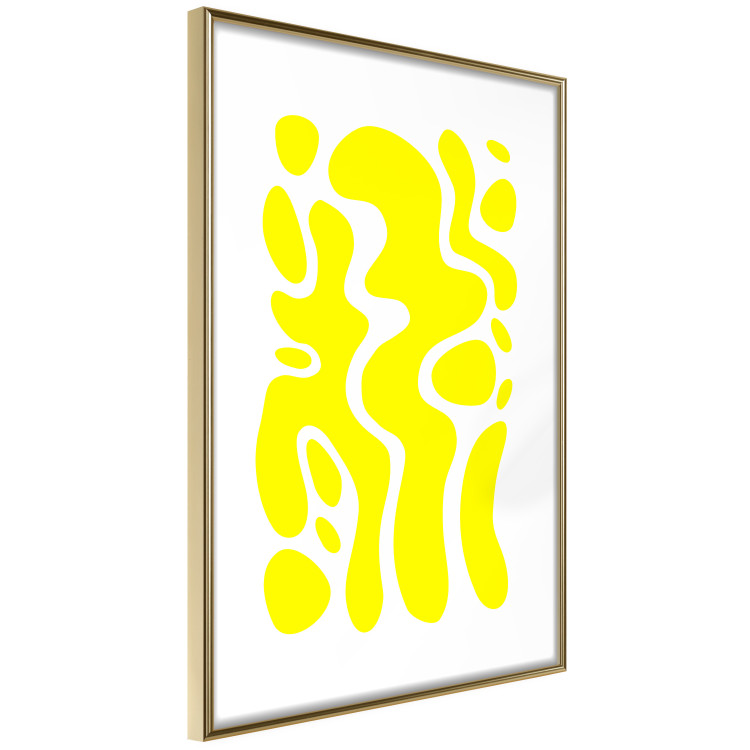 Poster Geometric Abstraction - Light Yellow Spherical Shapes and Forms 149706 additionalImage 8
