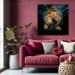 Canvas Print AI Dog Chow Chow - Floating Animal With a Ball in Its Mouth - Square 150206 additionalThumb 9