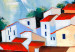 Canvas Art Print Houses - one over the other 49706 additionalThumb 3