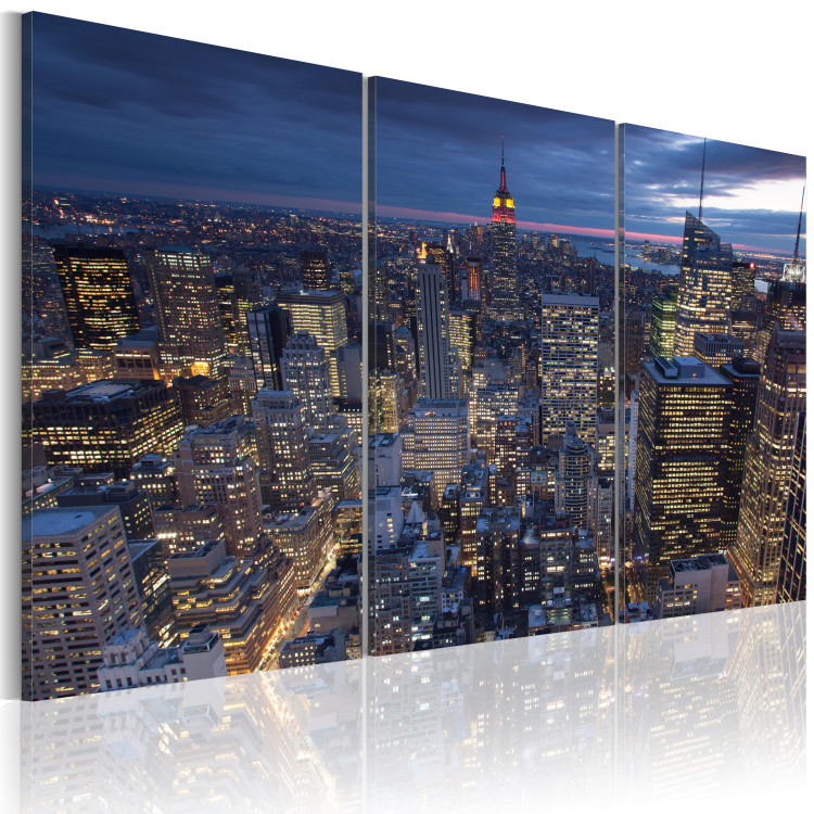 Canvas Art Print View from above - NYC 58306 additionalImage 2