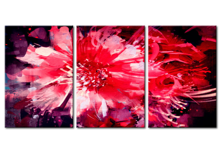 Canvas Print Crimson Flowers 90006