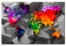 Decorative Pinboard Cubic World [Cork Map] 93806 additionalThumb 2
