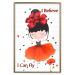 Poster I believe I can fly - girl in a poppy dress and English text 114416 additionalThumb 14