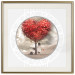 Poster Children under the tree (square) - leaves forming a heart shape 116416 additionalThumb 19