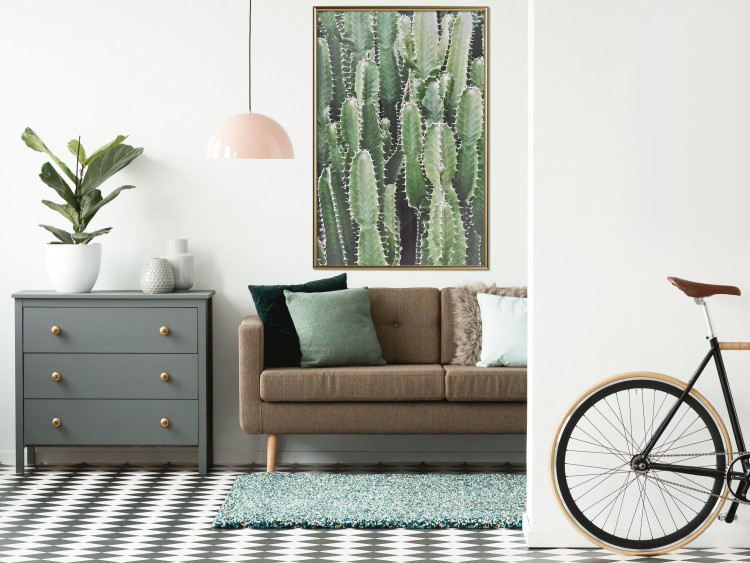 Wall Poster Cactus Garden - composition with prickly plants in green colors 117116 additionalImage 7