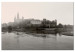 Canvas Wawel - Polish castle on the Vistula River in Krakow in sepia shades 118116