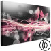 Canvas Pink World of Butterflies (1-part) - Abstraction in Vivid Colors 118416 additionalThumb 6