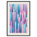 Poster Colorful Pistons - modern abstraction in multicolored rounded stripes 119216 additionalThumb 18