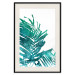 Wall Poster Emerald Palm - green palm tree leaves on a white background 122316 additionalThumb 25