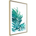 Wall Poster Emerald Palm - green palm tree leaves on a white background 122316 additionalThumb 6
