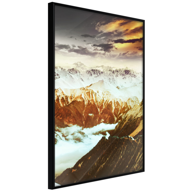 Poster Copper Mountains - mountain landscape against backdrop of clouds and sky 123816 additionalImage 10