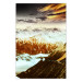 Poster Copper Mountains - mountain landscape against backdrop of clouds and sky 123816