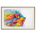 Poster Lion in Colors - abstract colorful animal in artistic motif 127816 additionalThumb 20
