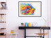 Poster Lion in Colors - abstract colorful animal in artistic motif 127816 additionalThumb 24