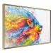Poster Lion in Colors - abstract colorful animal in artistic motif 127816 additionalThumb 12