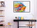 Poster Lion in Colors - abstract colorful animal in artistic motif 127816 additionalThumb 4