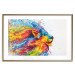 Poster Lion in Colors - abstract colorful animal in artistic motif 127816 additionalThumb 16