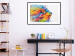 Poster Lion in Colors - abstract colorful animal in artistic motif 127816 additionalThumb 23