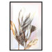 Poster Memory - abstract composition of plants and flowers on light background 128016 additionalThumb 16
