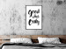 Poster Good Vibes Only - black and white typographic composition in English 128916 additionalThumb 23