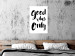 Poster Good Vibes Only - black and white typographic composition in English 128916 additionalThumb 3