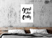 Poster Good Vibes Only - black and white typographic composition in English 128916 additionalThumb 12