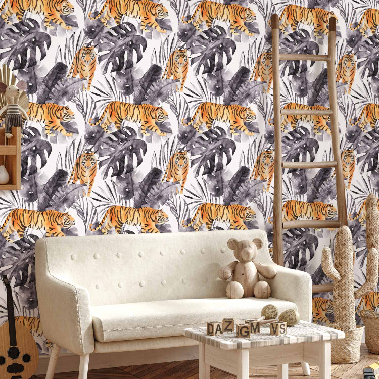 Modern Wallpaper Crouching Tiger 129016 additionalImage 4