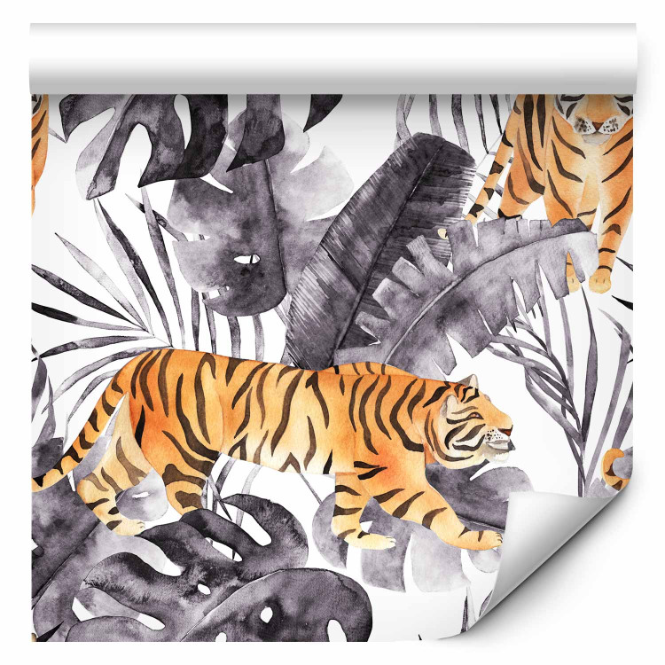 Modern Wallpaper Crouching Tiger 129016 additionalImage 1