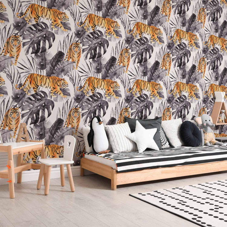 Modern Wallpaper Crouching Tiger 129016 additionalImage 9