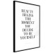 Wall Poster Where Beauty Begins - black English quote on a white background 134216 additionalThumb 6