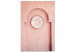 Canvas Print Pink Niche (1-piece) Vertical - Moroccan Arab architecture 134716