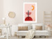 Poster Red Structure - abstract figures in pastel colors 135616 additionalThumb 8