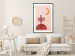 Poster Red Structure - abstract figures in pastel colors 135616 additionalThumb 5