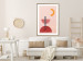 Poster Red Structure - abstract figures in pastel colors 135616 additionalThumb 7