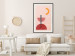 Poster Red Structure - abstract figures in pastel colors 135616 additionalThumb 6