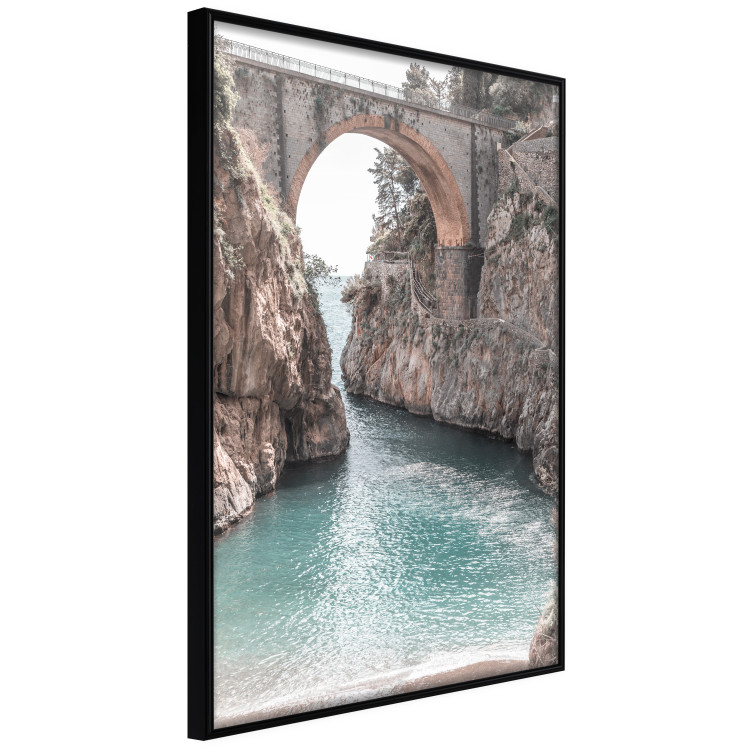 Poster Bridge in Positano - summer landscape of Italian architecture among rocks 135916 additionalImage 3