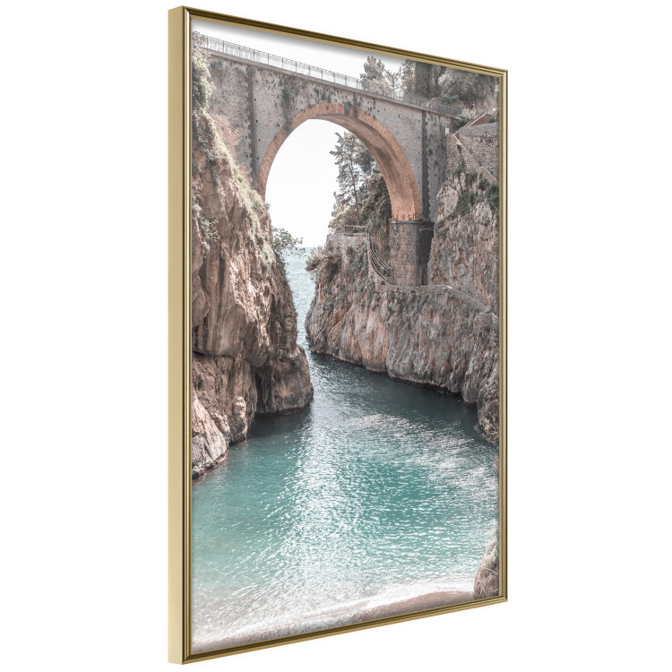 Poster Bridge in Positano - summer landscape of Italian architecture among rocks 135916 additionalImage 8