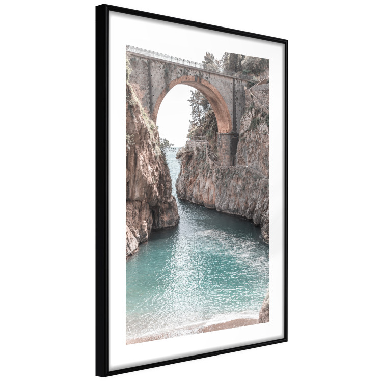 Poster Bridge in Positano - summer landscape of Italian architecture among rocks 135916 additionalImage 4