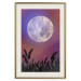 Wall Poster Night in the Countryside - meadow landscape against a cosmic sky and bright moon 138216 additionalThumb 18